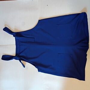 Blue Sleeveless Romper
